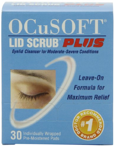 Ocusoft Lid Scrub Pre-Moistened Pads Plus - 30 / Box by OCUSOFT
