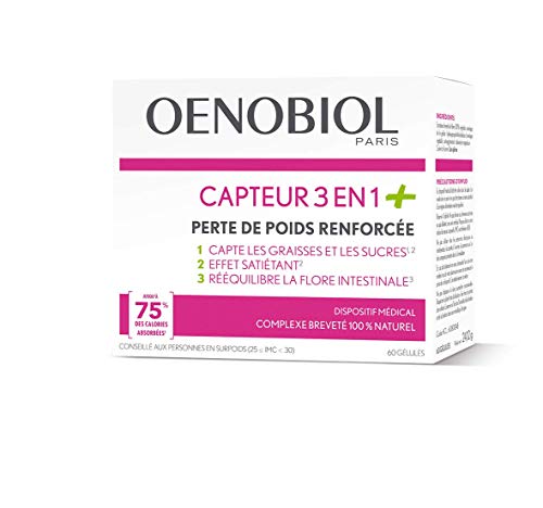 Oenobiol Sensor 3 en 1 + pérdida de peso reforzada 60 cápsulas