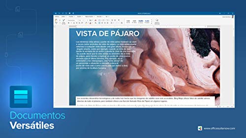 OfficeSuite Personal Compatible con Office Word Excel y PowerPoint® y PDF para PC Windows 10, 8.1, 8, 7 - licencia de 1 año, 1 usuario
