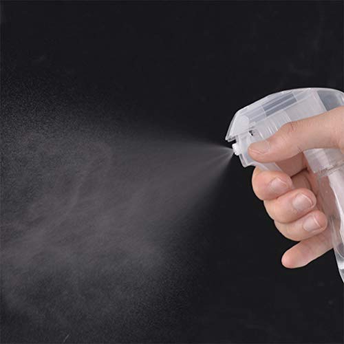 OFNMY 2pcs Frascos de Espray Vacía de Plástico de Polietileno (PET) de 200 ml Pulverizador Sin Tóxica Para el Hogar, Jardín, Bonsai, Limpieza de Vidrio, etc