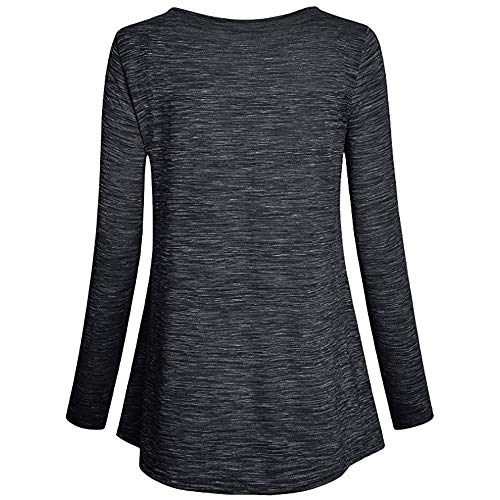 OHQ Camisetas Maternidad Mujeres De EnfermeríA Mangas Largas Casual Top Ropa De Lactancia Negro Blanco Gris Azul Rojo Blusa Sudadera