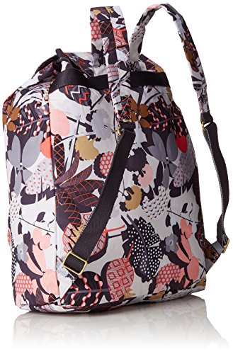 Oilily Folding Classic Backpack, Mochila Para Mujer, Multicolor (Charcoal), 16x41x33 cm (B x H x T)