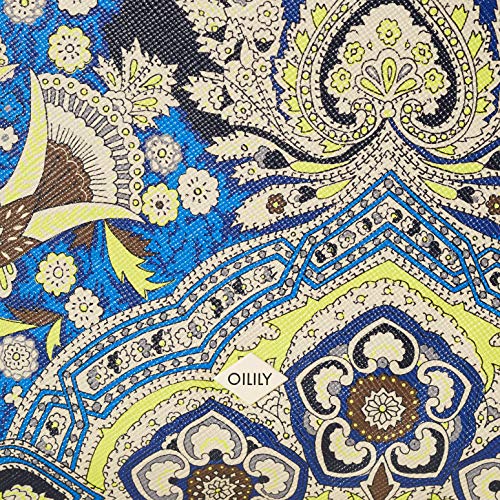 Oilily Orient Hobo Lhz - Bolso bandolera para mujer (12 x 31 x 39 cm), color Azul, talla 12x31x39 cm (B x H x T)