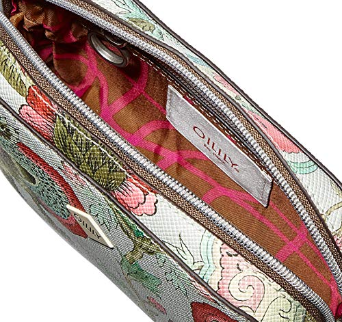 Oilily Orient Shz 1 - Bolso bandolera para mujer (5,5 x 15 x 21,5 cm), color Gris, talla 5.5x15x21.5 cm (B x H x T)
