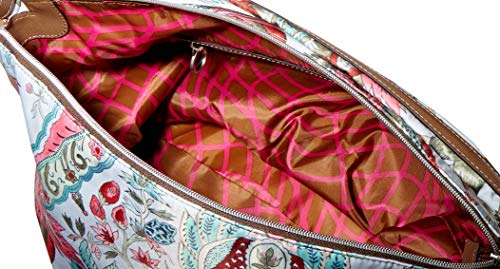 Oilily Picnic Hobo Lhz - Bolso bandolera para mujer (17 x 34 x 42 cm), color Gris, talla 17x34x42 cm (B x H x T)