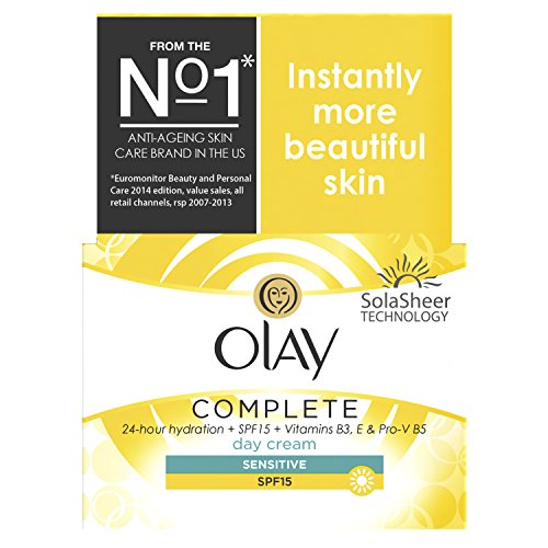 Olay Complete Care esencial diario Crema UV Sensible SPF 15 50ml (Embalaje Varía)