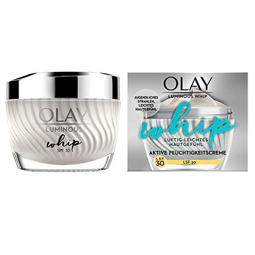 OLAY Luminous Whip Crema ligera y aireada para una piel radiante