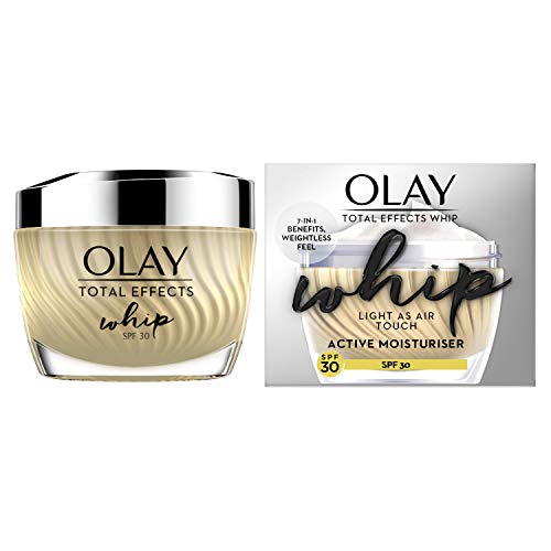 Olay Total Effects Whip Light as Air 7-In-1 Hidratante con SPF30, niacinamida, vitamina C y E, 50 ml