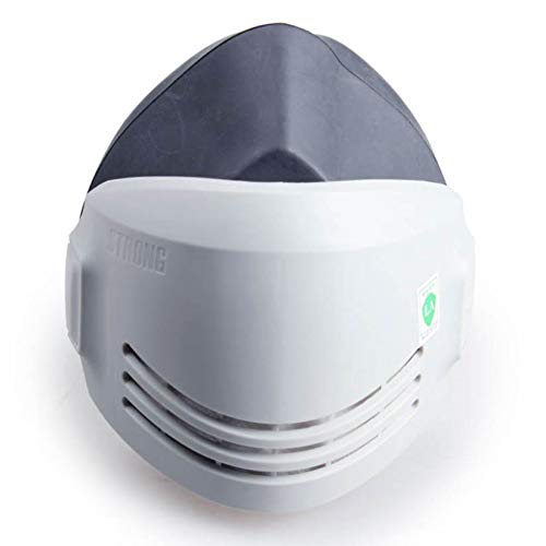 ONEWDJ, respirador de media cara, filtro, protección ocular, protección respiratoria, máscaras industriales de protección contra el polvo, máscaras de gas (con 5 filtros)
