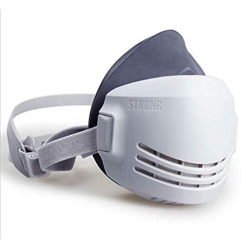 ONEWDJ, respirador de media cara, filtro, protección ocular, protección respiratoria, máscaras industriales de protección contra el polvo, máscaras de gas (con 5 filtros)