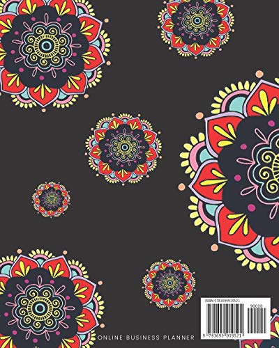 Online Business Planner: 'Online Business Planner' the perfect daily planner for women entrepreneurs and doubles as a planner for busy moms. A Beautiful Daily Planner with 365 pages, 8’’ x 10’’