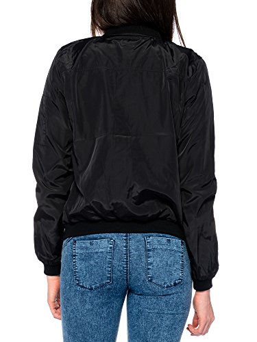 ONLY onlLINEA NYLON SHORT JACKET OTW NOOS, Chaqueta Mujer, Rosa (Peach Whip), 34 (Talla del fabricante: X-Small)