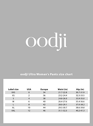 oodji Ultra Mujer Pantalones Básicos de Algodón, Rojo, ES 38 / S