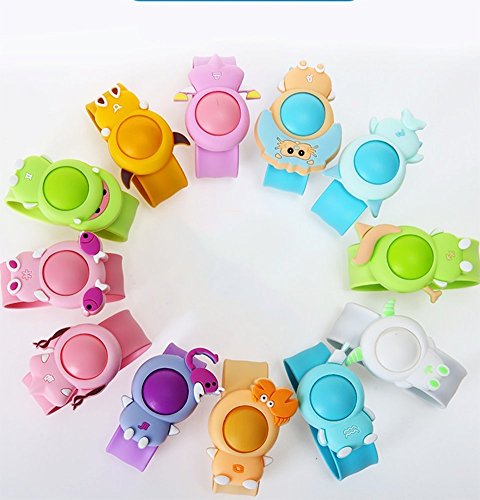 OOFAY Pulsera Repelente De Mosquitos De Silicona A Prueba De Agua 12 Constelación Hebilla Mosquito Niño Mujeres Embarazadas De Acción Prolongada Pulsera Repelente De Insectos,Aquarius