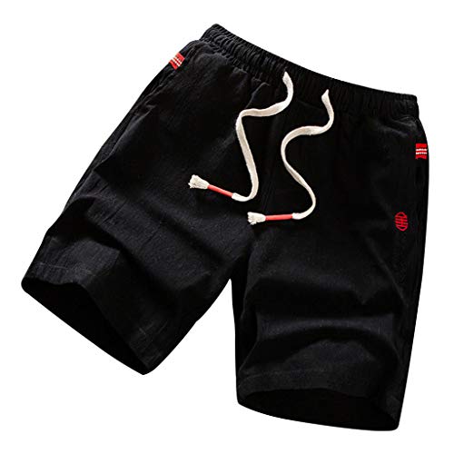 OPAKY Pantalón de Moda de Color Puro con Varios Bolsillos Pantalones Cortos Atractivos Transpirable Bañador de Natación para Hombre Boxeador Pantalones Trajes de Baño Cortos Hombre De Playa