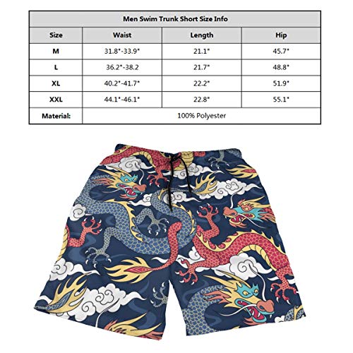 opi 90iuop Troncos de natación para Hombre Tropical Palm Leaf Shorts de Tabla de Secado rápido con Bolsillos