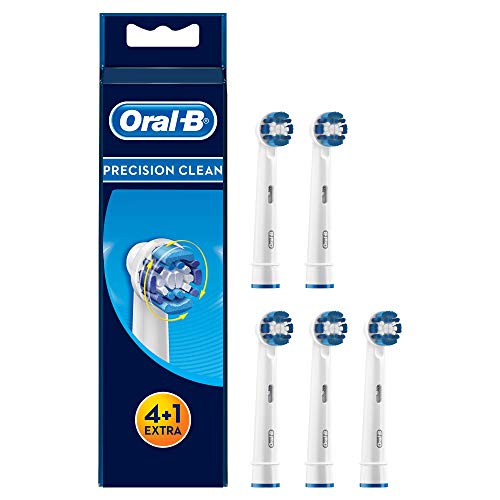 Oral-B Pack de 4+1 Cabezales para Cepillos de Dientes Recargables - Precision Clean EB20