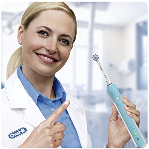 Oral-B PRO 700+ Color blanco - Cepillo de dientes eléctrico (Batería, Carga)