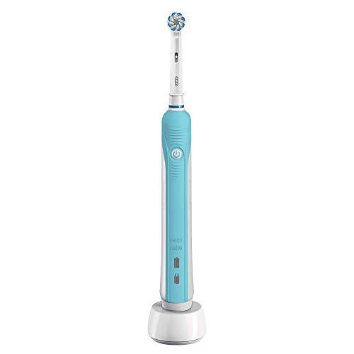 Oral-B PRO 700+ Color blanco - Cepillo de dientes eléctrico (Batería, Carga)