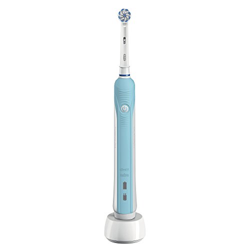 Oral-B PRO 700+ Color blanco - Cepillo de dientes eléctrico (Batería, Carga)