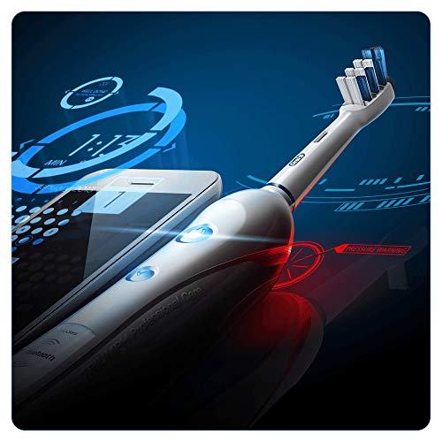 Oral-B PRO 7000 - CrossAction Smart Series Cepillo de Dientes Eléctrico Recargable con Conectividad Bluetooth y Tecnología Braun, Edición Black