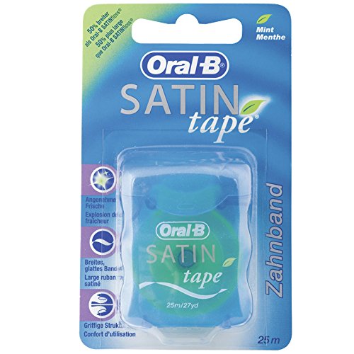 ORAL-B satén Tape Mint dientes seda 25 m, 12 unidades (12 x 25 m)
