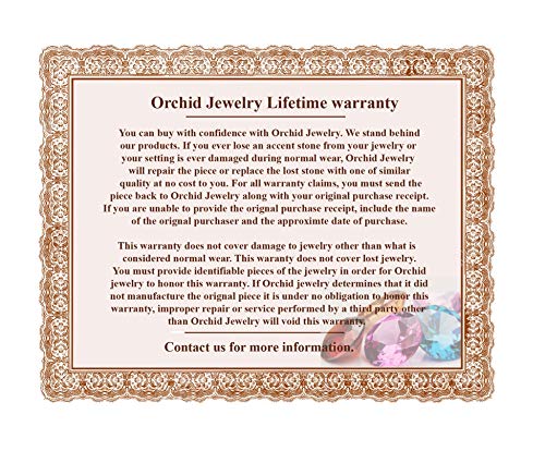 Orchid Jewelry Mujer Arete Morado Ametista Plata De Ley 925