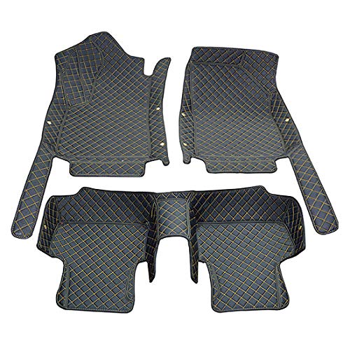 OREALTECH 3D Alfombrillas Coche de Cobertura Completa Impermeable para Todo Clima Conductor Izquierdo Cuero XPE para Fabia 2015-2018