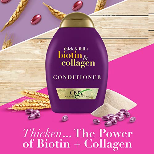 Organix - Acondicionador densamente y Biotin y colágeno llenos - 13 oz.