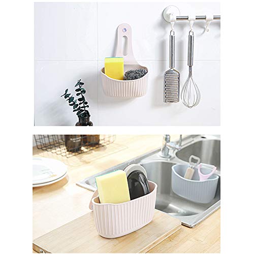 Organizador de fregadero con ventosas resistentes, 3 unidades, para fregadero de cocina, lavado, escurridor de lavabo, estante de drenaje para el baño, soporte para almacenamiento de cocina, jabón