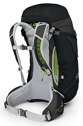 Osprey Stratos 50 Men's Ventilated Hiking Pack - Black (S/M)