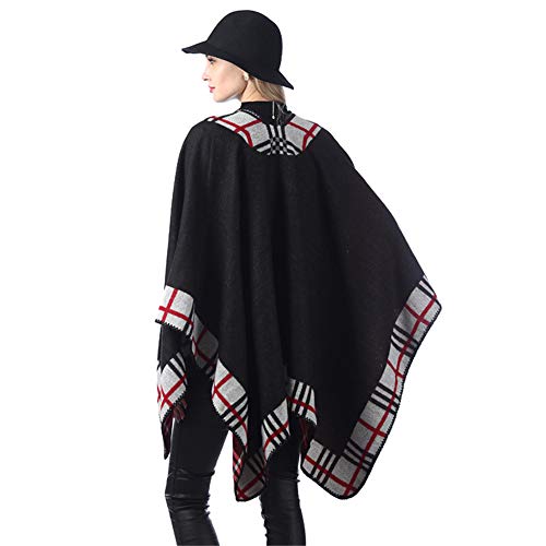 Otoño E Invierno Señoras Enrejado De La Calle Europea Y Americana Patrón Geométrico Cálida Y Cómoda Bufanda Para Mujer Chal Diario De Vacaciones En La Oficina