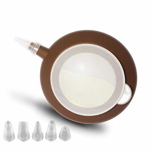 OUNONA Kit de forma posterior Macaron de 48 capacidades Bandeja para hornear con dispensador de masa Herramienta para hornear de bricolaje