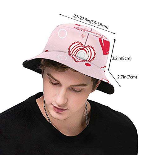 out Unisex Breathable Gorros de Pescador Sombreros de Pesca Contour Hearts Hanging On Strings Summer Fisherman Cap Wide Brim UV Protection for Women Men Boys Girls