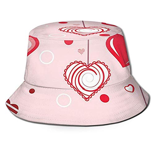 out Unisex Breathable Gorros de Pescador Sombreros de Pesca Contour Hearts Hanging On Strings Summer Fisherman Cap Wide Brim UV Protection for Women Men Boys Girls
