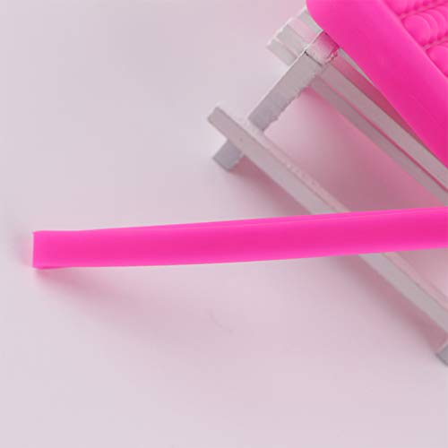 Outflower Monedero Color Sólido de Silicona para Impermeable Bolso de Llave Creativo con Cremallera Bolsa de Almacenamiento para Mujeres Ideal para Poner Algunas Cosas Pequeñas