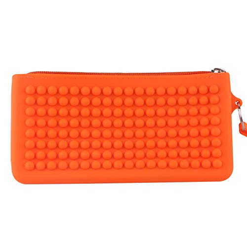 Outflower Monedero Color Sólido de Silicona para Impermeable Bolso de Llave Creativo con Cremallera Bolsa de Almacenamiento para Mujeres Ideal para Poner Algunas Cosas Pequeñas