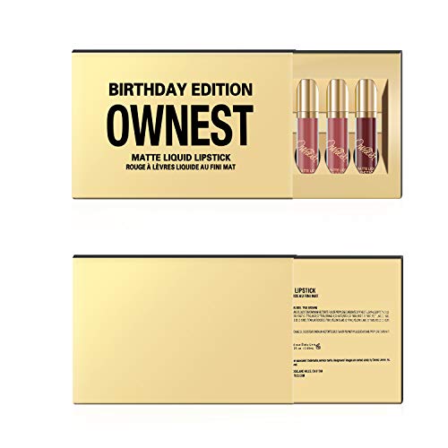 Ownest 6 Colores Mate Lápiz Labial Líquido Lápiz Labial Brillo Impermeable Larga duración LipStick Taza Antiadherente Hidratante Lápiz Labial Líquido
