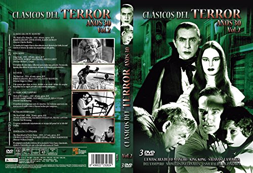 Pack Clásicos del Terror Años 30 Vol. 2: La Máscara de Fu Manchú + King Kong + Satanás + La Marca del Vampiro + Muñecos Infernales + Esmeralda, la Zíngara [DVD]