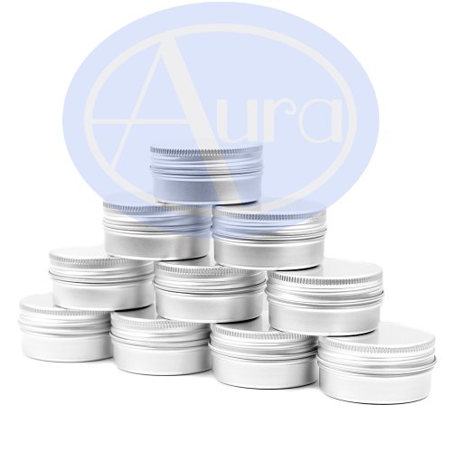 Pack de 25 latas para bálsamo labial - Aluminio - 15 ml