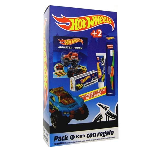Pack Kin pasta dental 50ml+cepillo dental+Regalo Moster Truck