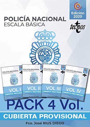 Pack Temario oposición escala básica policía nacional: 4 volumenes