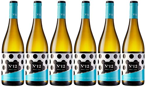 Paco & Lola Nº 12, Vino Blanco - 6 botellas de 75 cl, Total: 4500 ml