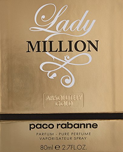 Paco Rabanne Lady Million Absolutely Gold Perfume Spray - 80 ml