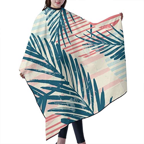 Palm - Delantal de corte de pelo profesional para peluquería, 55 x 66 pulgadas