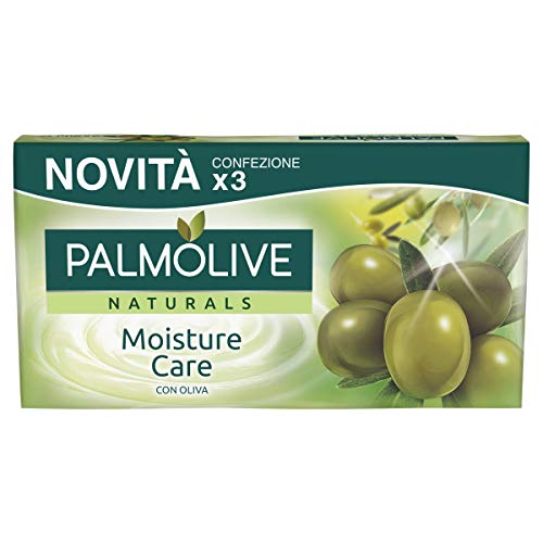 Palmolive - Jabón Moisture Care con Oliva, 90 g (3 unidades)