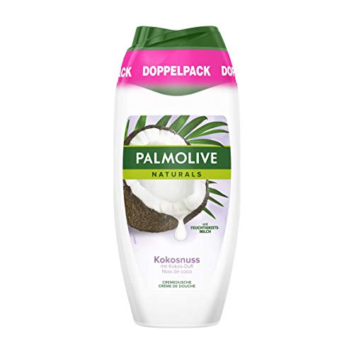 Palmolive Naturals - Gel de ducha de coco, envase doble (2 unidades de 250 ml)