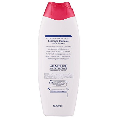 Palmolive Neutro Balance Flor de Cereza Gel - 4 Recipientes de 600 ml - Total: 2400 ml