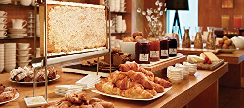 Panal de miel ImkerPur® en miel de acacia altamente aromática (cosecha 2019), 2200 g, en caja fresca de alta calidad y apta para alimentos