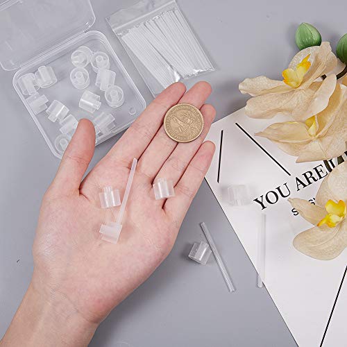 PandaHall Elite - 20 Bombas de Repuesto para Perfume, dispensador de cosméticos, Herramienta de Transferencia para Viaje Recargable, atomizador de Perfume, Botella de Spray